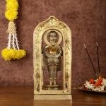 Pure Brass Ayodhya Ram Lalla Idol | 12" x 5.5" x 3.5" (30.5 x 14 x 8.9 cm) | 5 kg Superfine Sacred Art | Temple Grade Divine Murti | Premium Collection